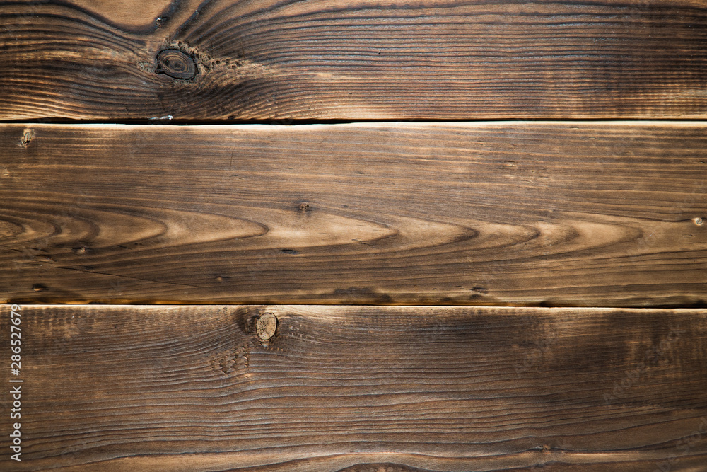 Naklejka premium texture of wooden plank background without objects