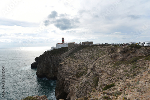 Cape and lighthouse San Vicente, Algarve, Portugal