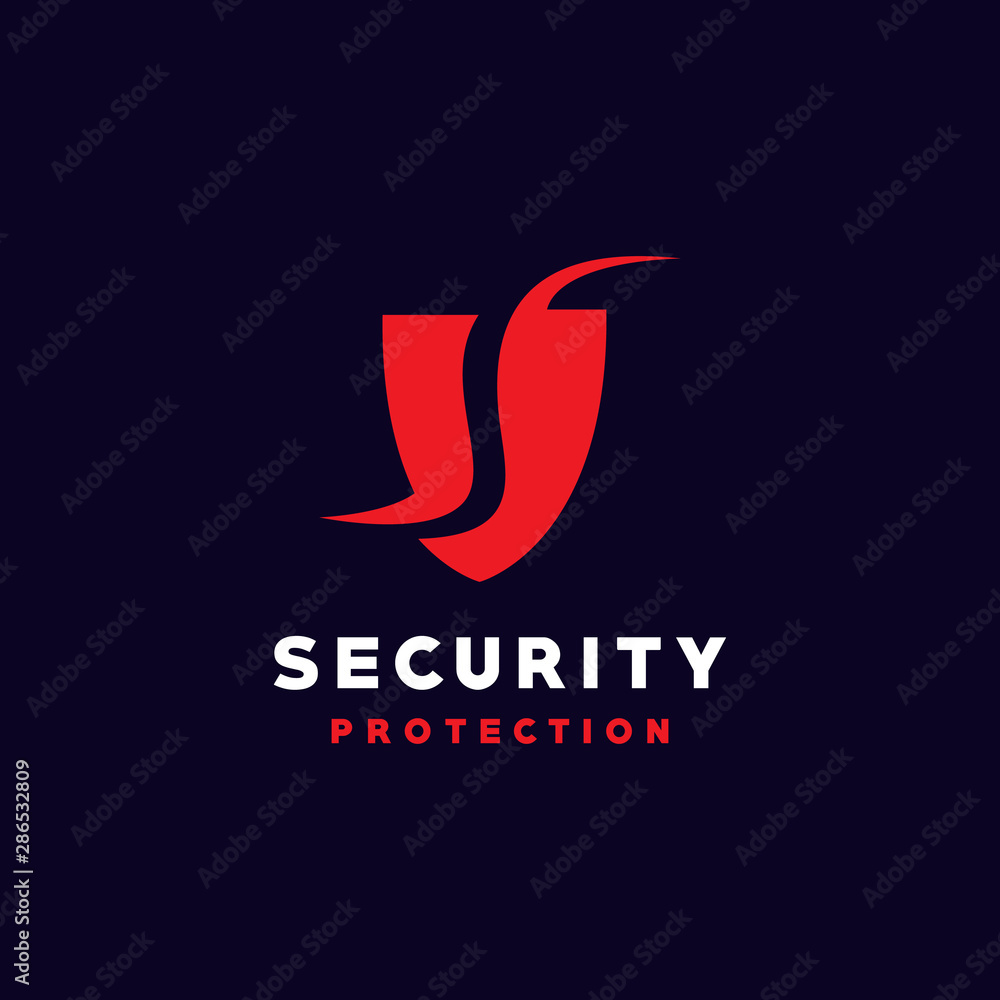 Fototapeta premium Shield Logo Vector Design Template. Modern and Emblem Icon. Shape And Protect Symbol.
