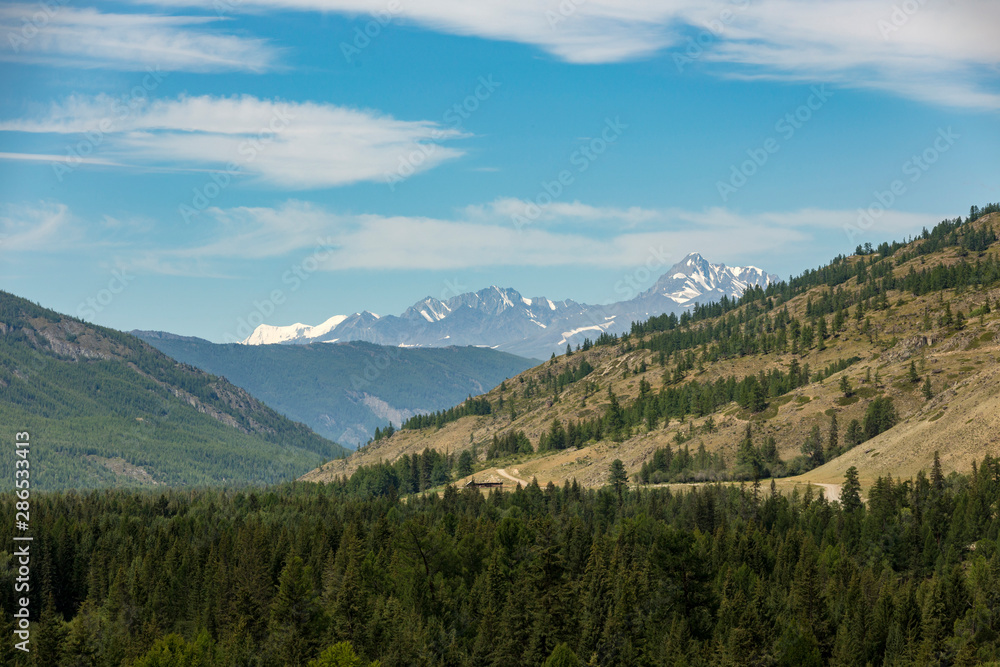 Beeluha and Chenelyu mountains, Katun ridge