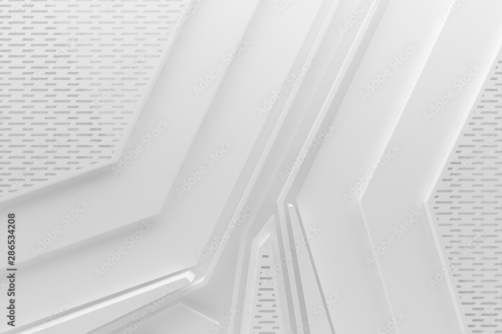 Obraz premium białe światło 3d grafika tła ilustracji wzór. streszczenie puste z miejsca na kopię.