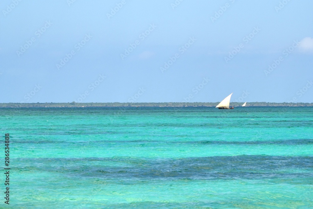 Obraz premium yacht in the sea