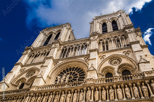 Notre de Dame de Paris Cathedral in France