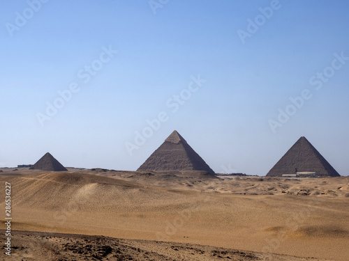 The Pyramids are a World Heritage Site Cairo Egypt