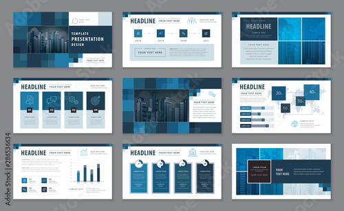 Abstract Presentation Templates, Infographic elements Template design set