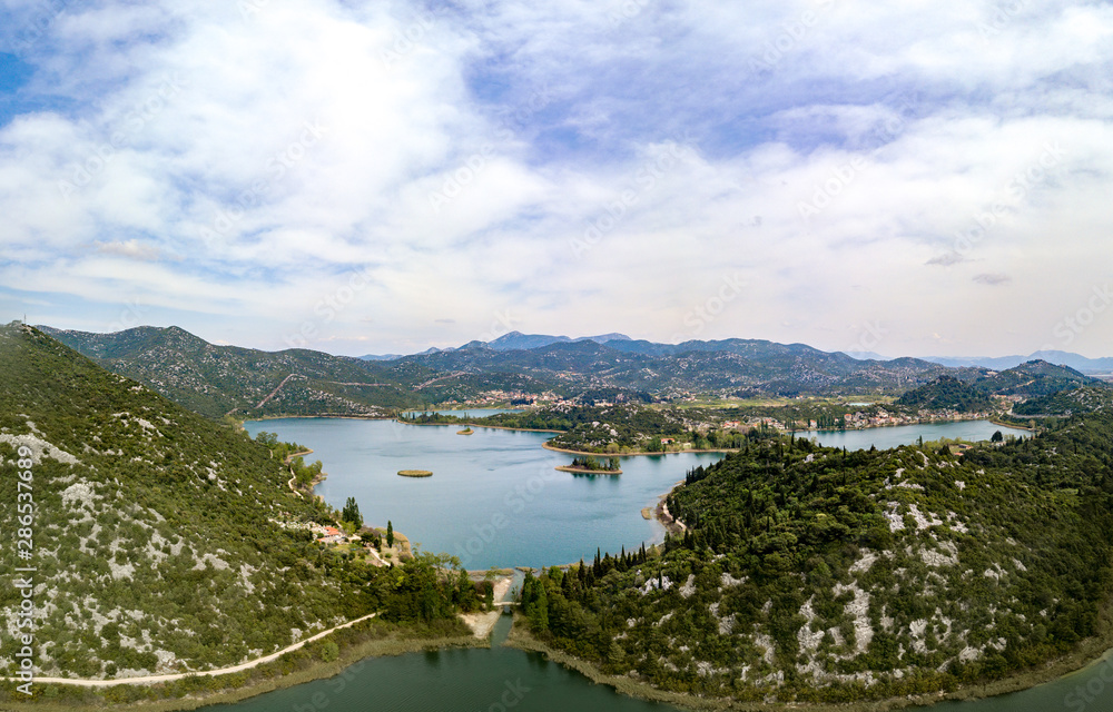 The Baćina lakes (Croatian: Baćinska jezera) are located in Dalmatia, Croatia. It is a crypto-depression lake, with its bottom below the surface of the sea.
