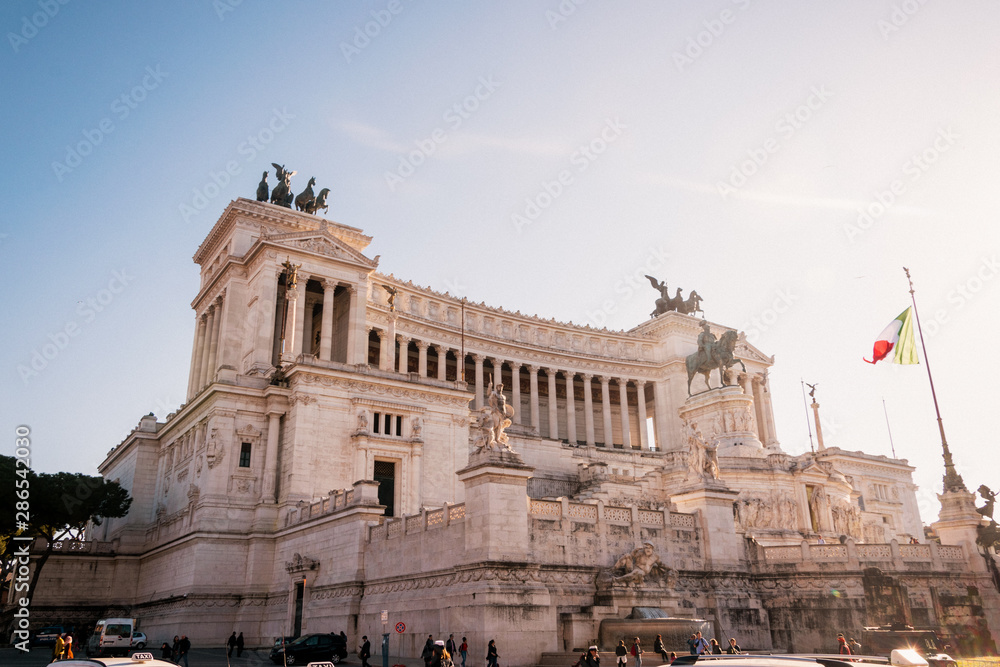 Victor Emmanuel II Monument, Rome with beautiful colours