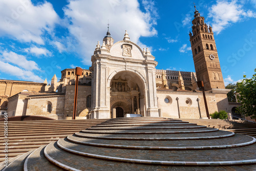 Cathedral In The Historic City Of Tarazona, Aragon region, Spain . photo