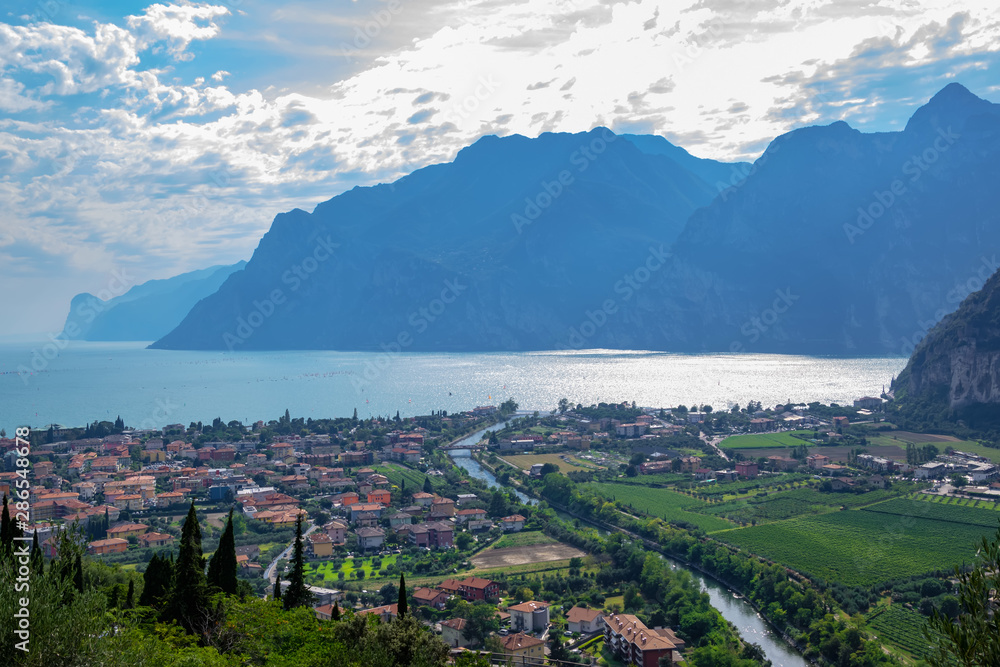 Panorama of Lake Garda