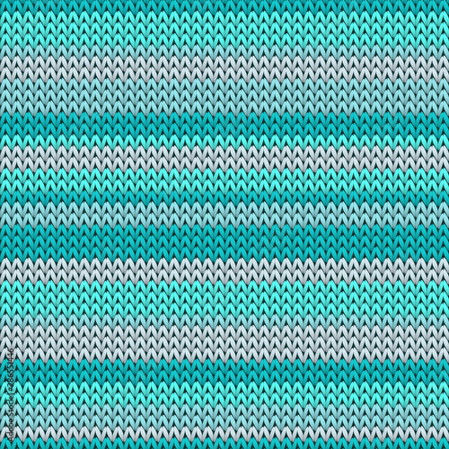 Trendy horizontal stripes christmas knit 