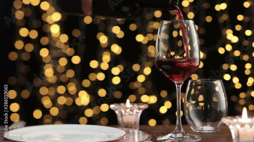 Wallpaper Mural Pouring wine for holidays. Torontodigital.ca