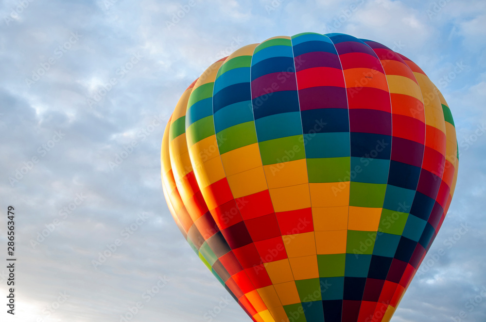 Fototapeta premium Beautiful Colorful Hot Air Baloon-Two