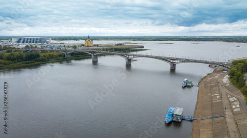 Nizhny Novgorod. The confluence of the rivers - Oka and Volga. © KVN1777