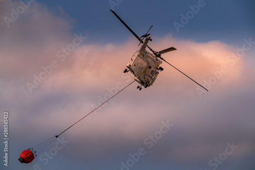 Fototapeta Naklejka Na Ścianę i Meble -  helicopter in the sky