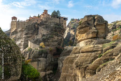 Great Meteor Monastary Metora Greece rock formations