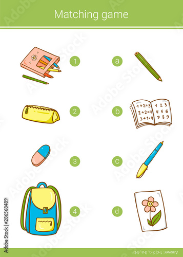 Vector matching game.