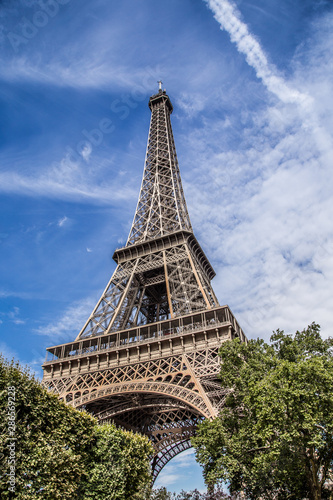 Views of the Eiffel Tower in Paris, France © pierrick