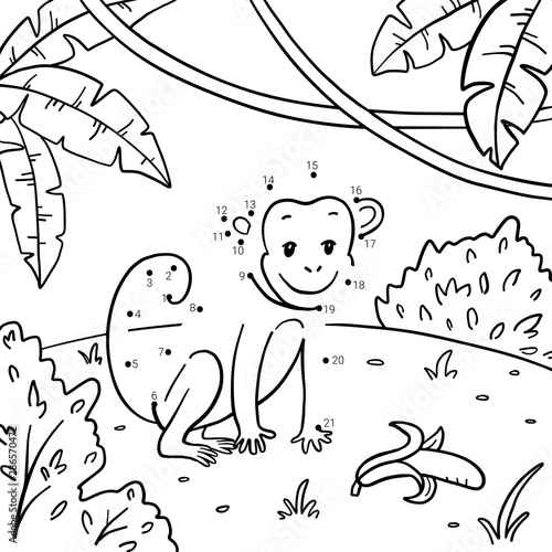 Dot to dot. Coloring book.