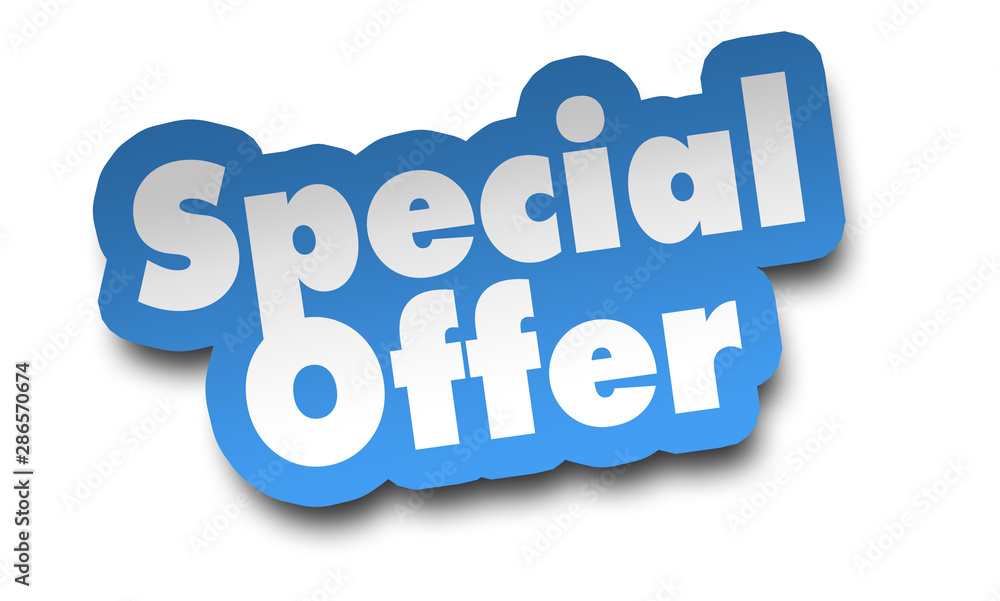 special offer concept 3d illustration isolated special offer concept 3d illustration isolated