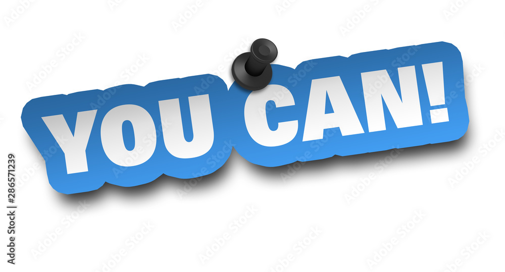 you can concept 3d illustration isolated you can concept 3d illustration isolated