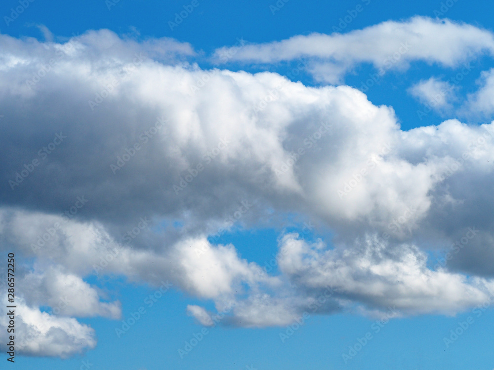 The texture of the clouds in the blue sky. The texture of the clouds in the blue sky.