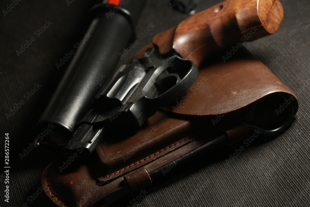 Obraz premium gun and bullets