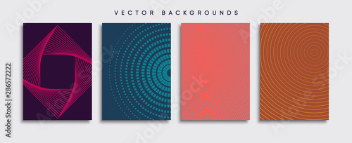 Minimal Vector cover designs. Future Poster template.
