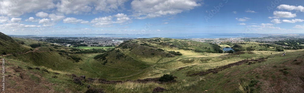 Fototapeta premium Vista da Arthur Seat