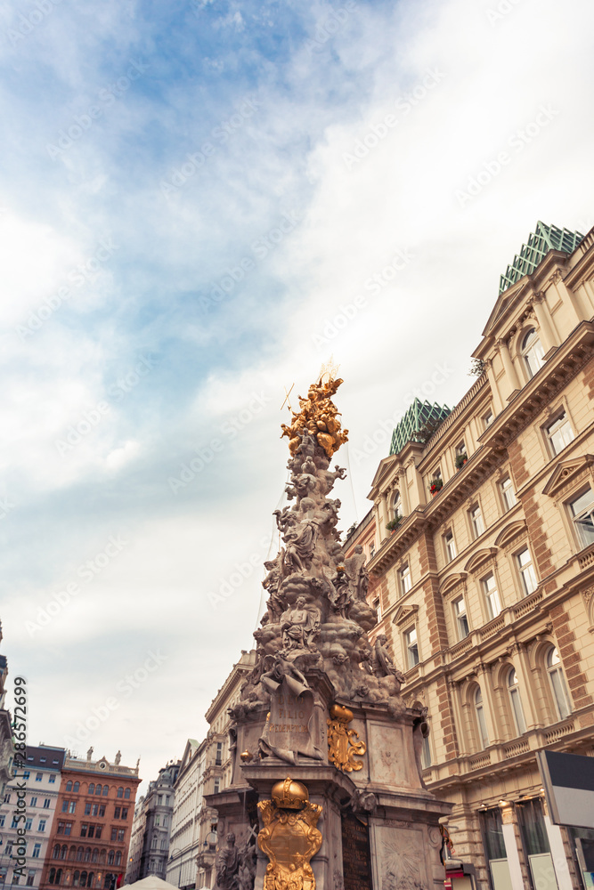 Fototapeta premium Plague Column in Vienna, Austria