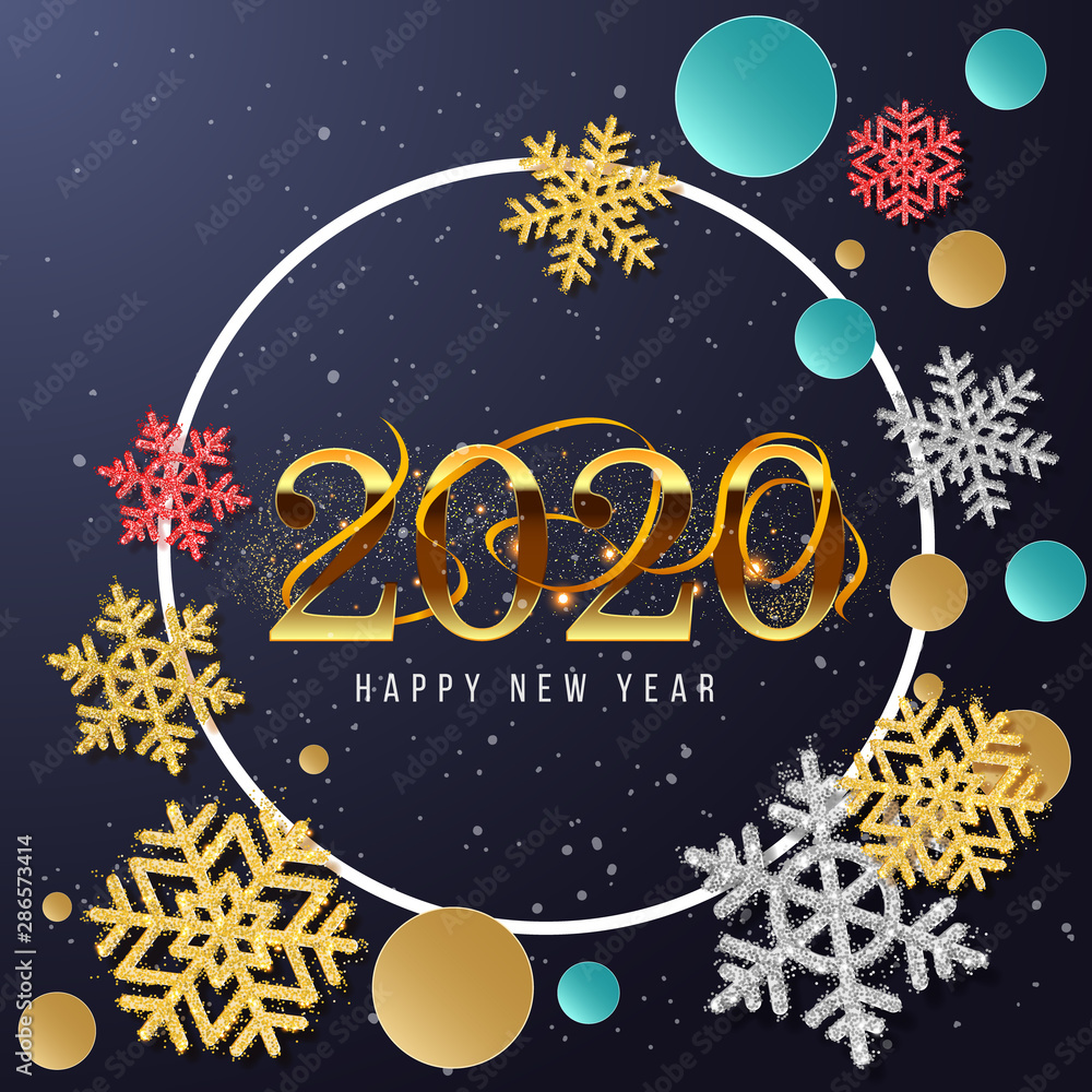 2020 New Year. 2020 Happy New Year greeting card. 2020 Happy New Year background. 2020 New Year. 2020 Happy New Year greeting card. 2020 Happy New Year background.