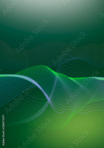 Wave contour illustration background