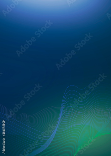 Wave contour illustration background