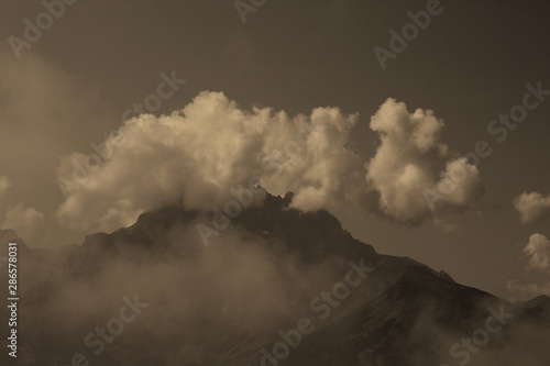 Mountain And Clouds © David K. Marti