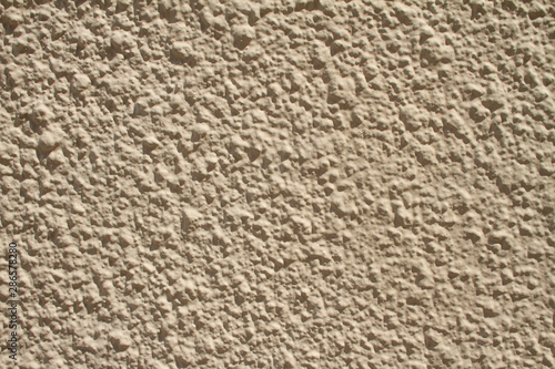 Texture - Beige Painted Concrete Close Up, Hard Light & Shadow