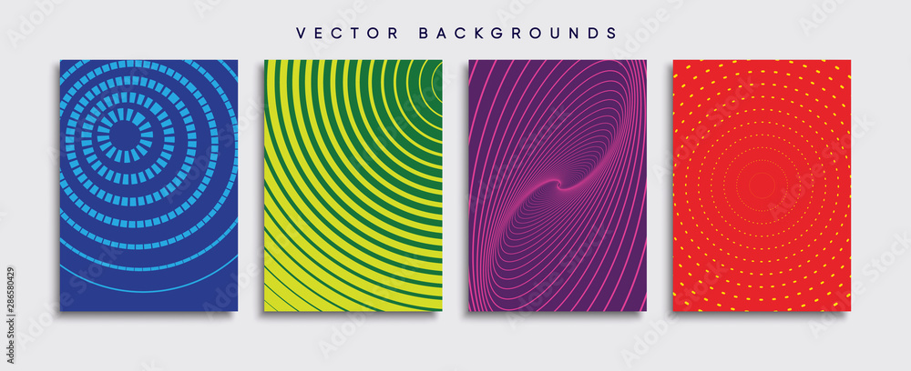 Minimal Vector cover designs. Future Poster template.