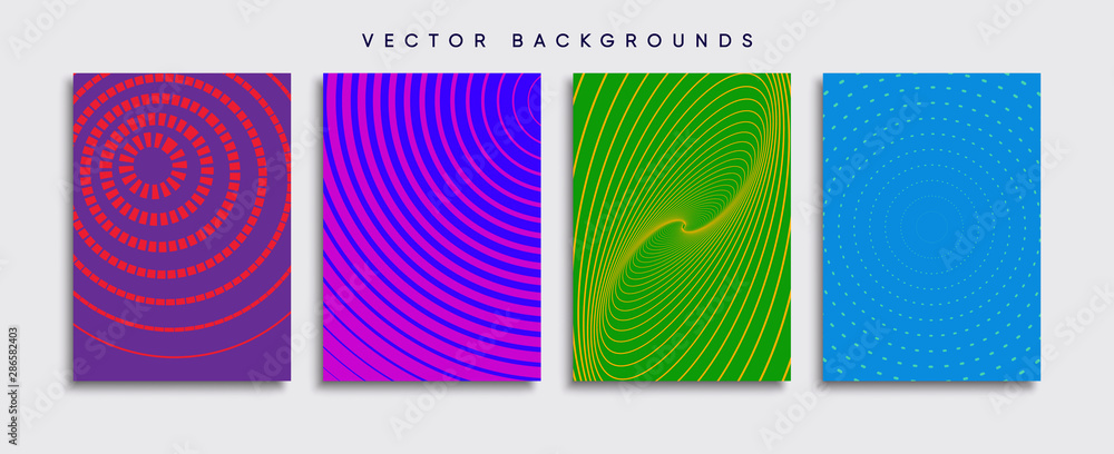 Minimal Vector cover designs. Future Poster template.