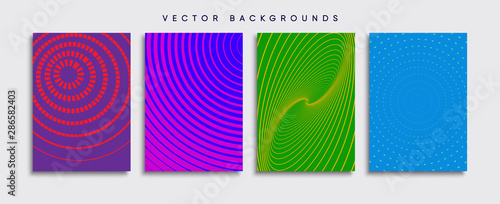 Obraz na płótnie Minimal Vector cover designs. Future Poster template. w salonie