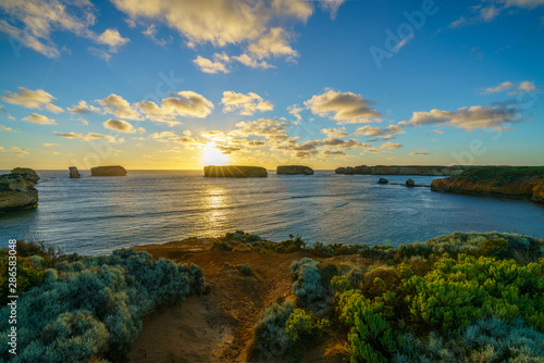sunset at bay of islands, great ocean road, victory, australia 40