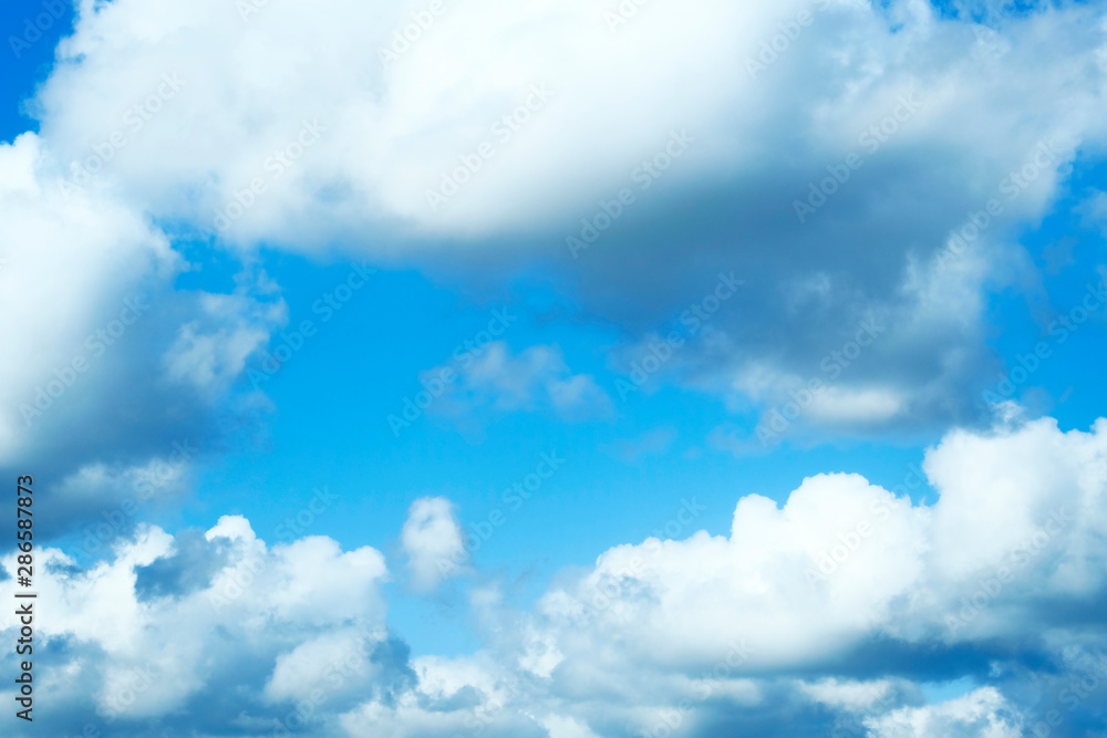 Sky clouds cirrus clouds on a blue background Sky clouds cirrus clouds on a blue background