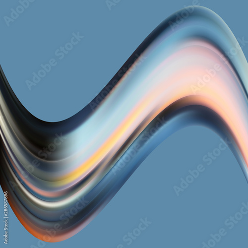 Liquid color background design. Fluid gradient shapes composition. Futuristic design posters.