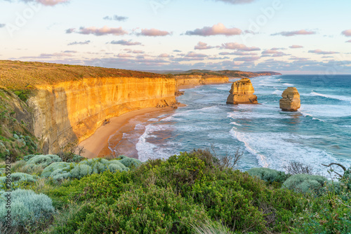 sunset at gibson steps, great ocean road at port campbell, australia 36