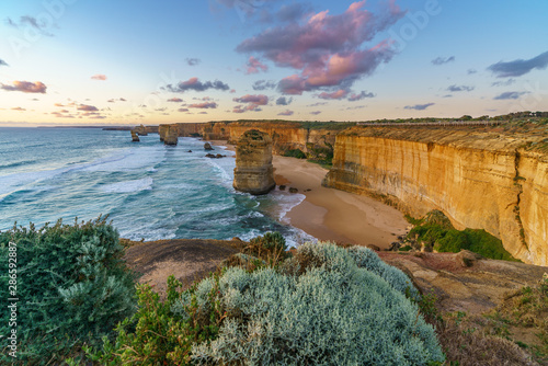 twelve apostles at sunset,great ocean road at port campbell, australia 120