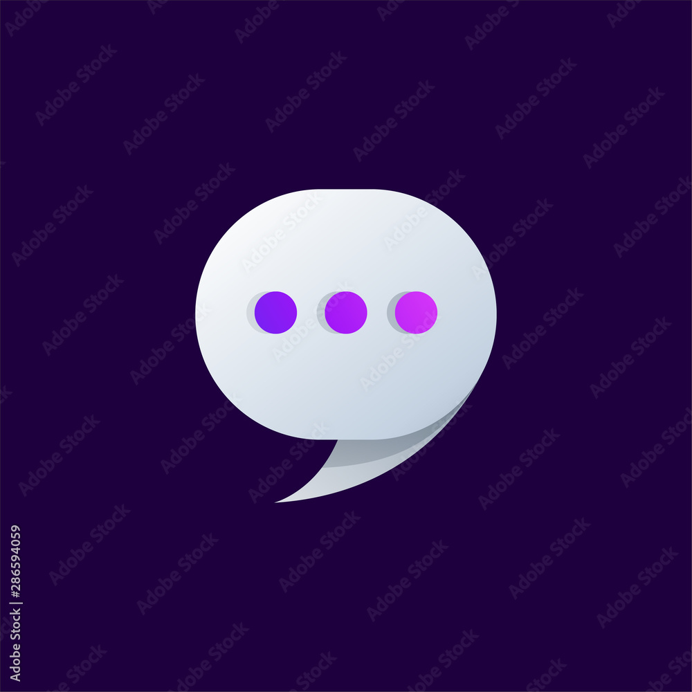chat logo design vector illustration chat logo design vector illustration