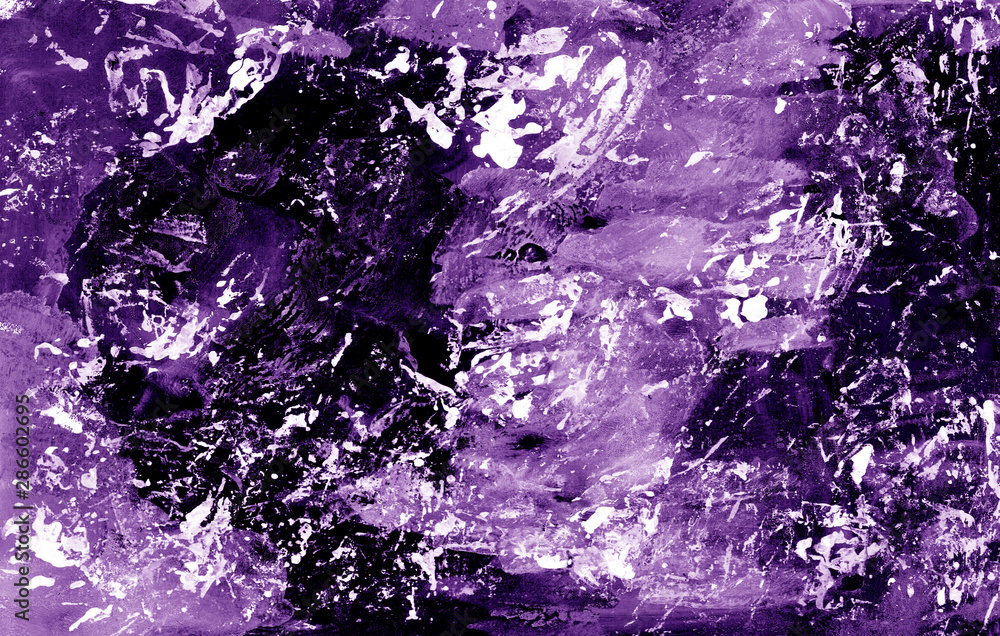 texture with a dark background and splashes of white and violet colors texture with a dark background and splashes of white and violet colors