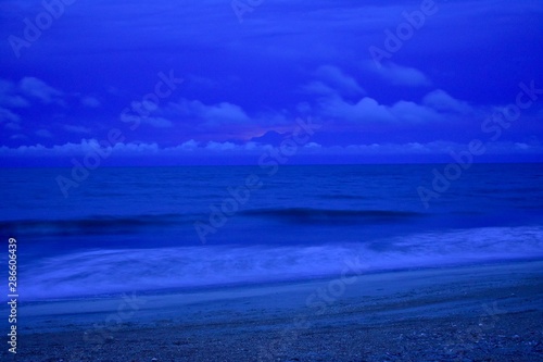 Ocean at dusk
