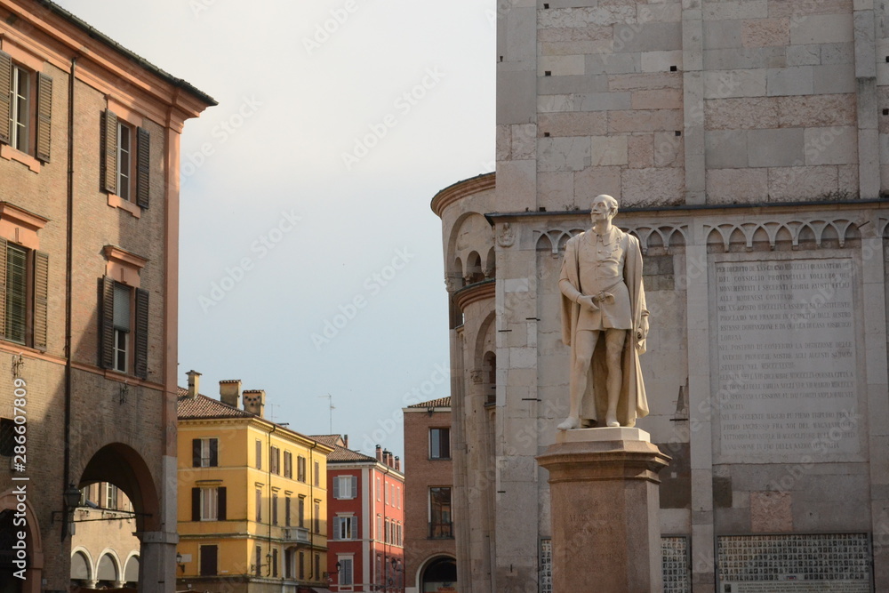 Statue in Modena Italy