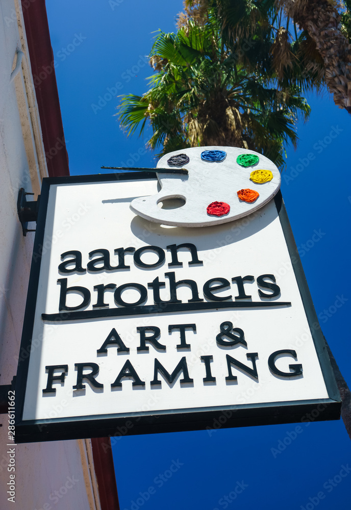 Aaron Brothers Art and Framing Store and Sign Stock Photo Adobe Stock