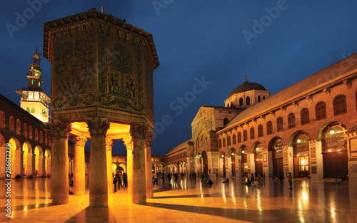 The Umayyad Mosque in Damascus