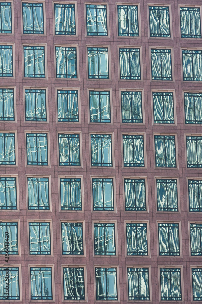 Background shot of building with reflections.