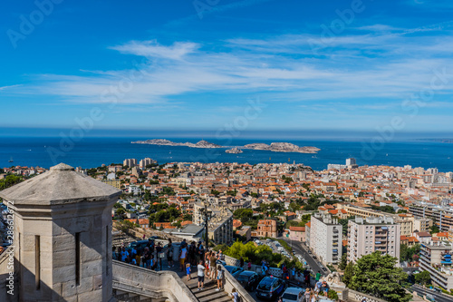 Canvas-taulu Marseille mer panorama ville